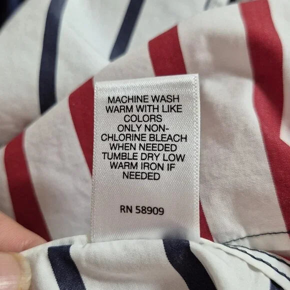 Daniel Cremieux Men's Shirt Size XXL Blue Label Stars & Stripes Button Up (56) - Picture 10 of 10